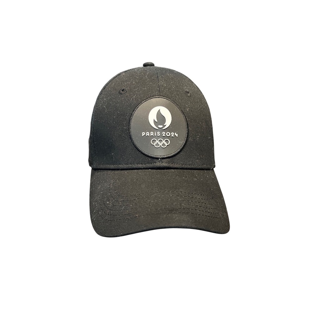 Paris 2024 Olympic Games Baseball Cap Black Adjustable Logo Hat Official Merch